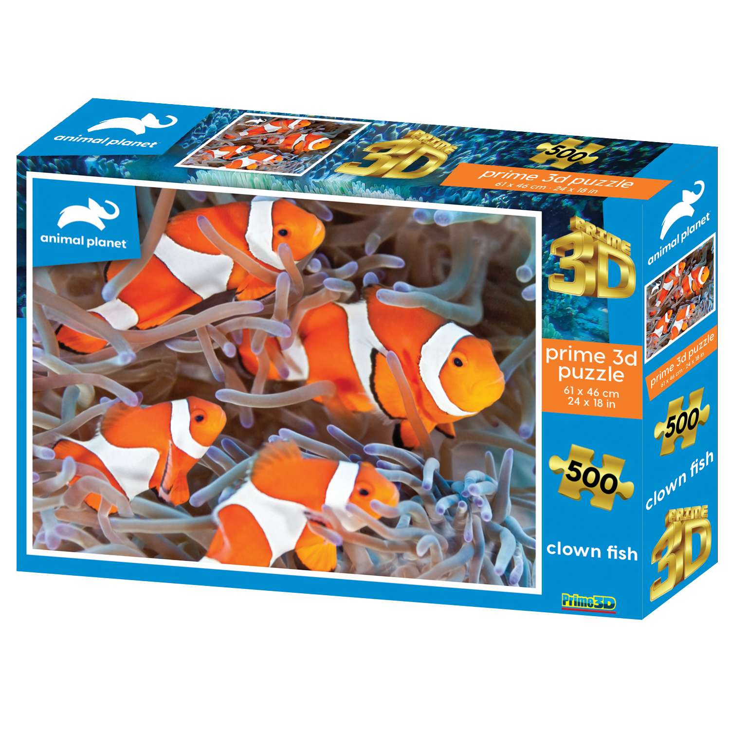 Пазл Prime 3D Рыбы-клоуны 500 элементов - фото 2