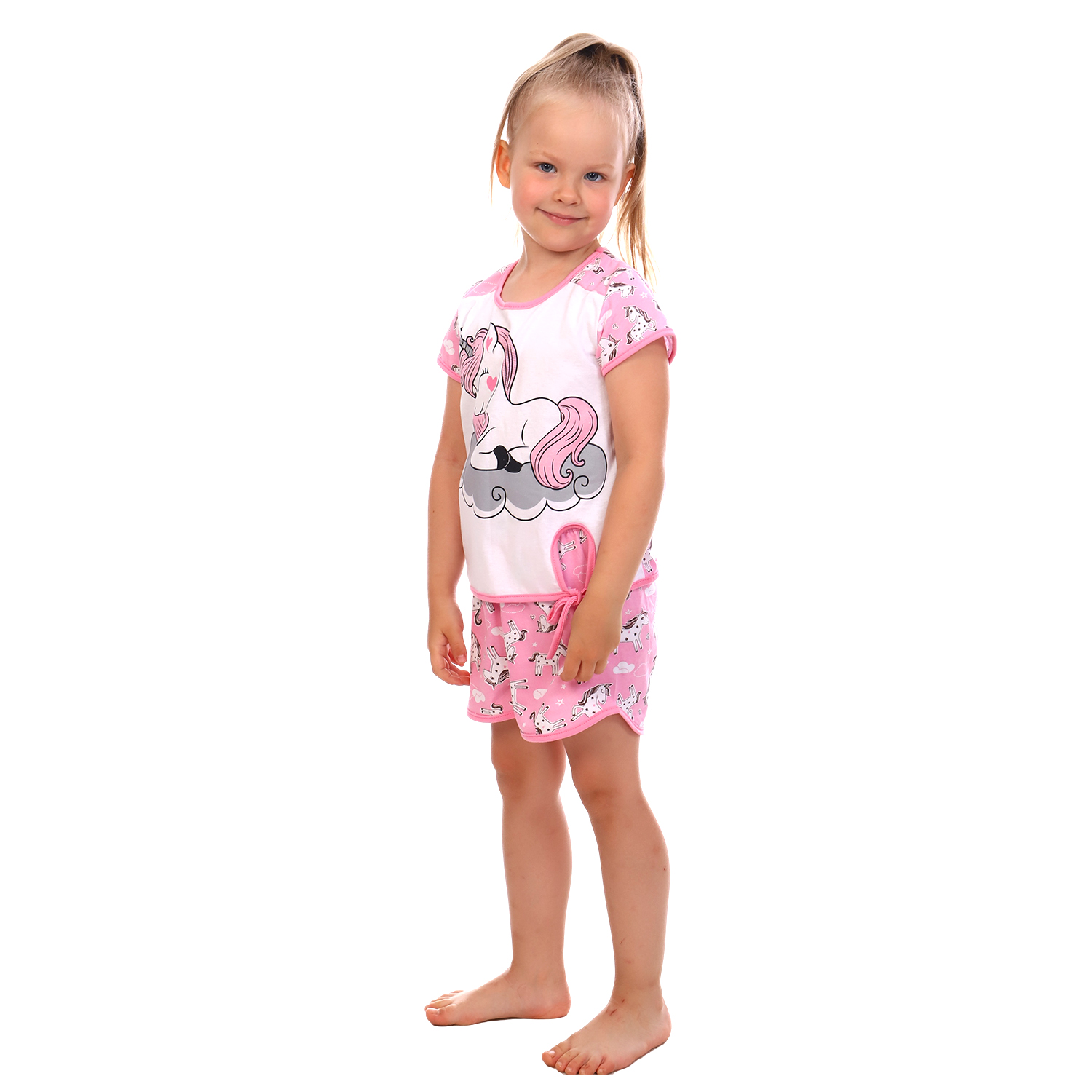 Пижама Детская Одежда 0022Р/розовый - фото 4