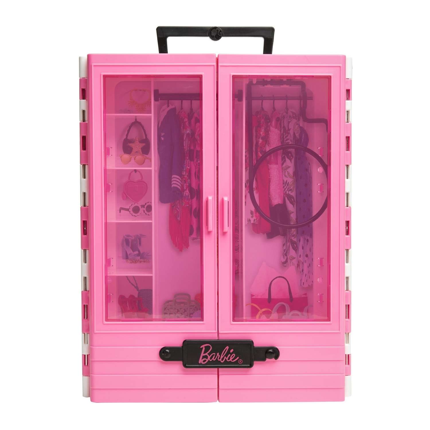 Мебель для куклы Barbie Шкаф модницы Розовый GBK11 GBK11 - фото 1