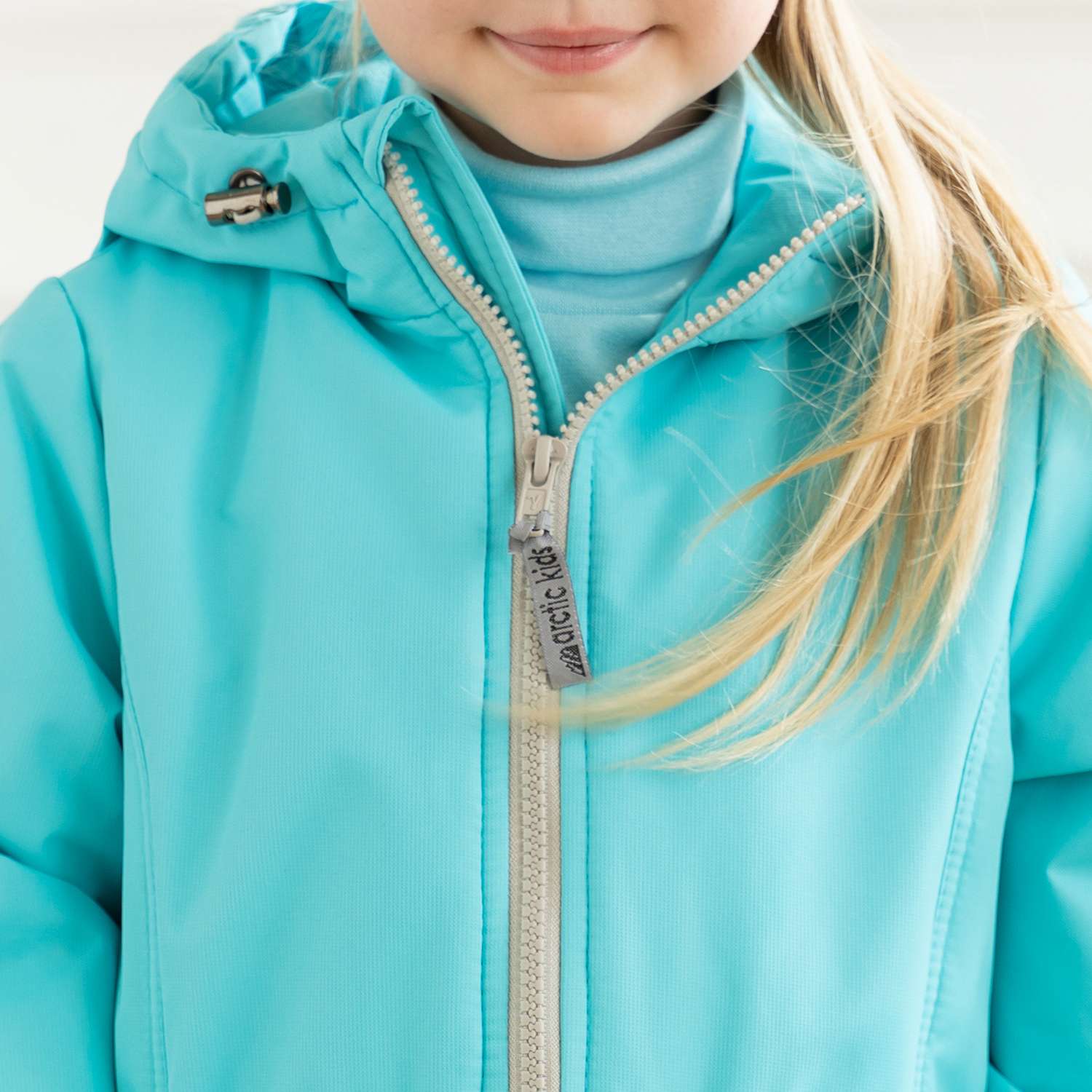 Куртка Arctic kids 70-050 бирюза - фото 4