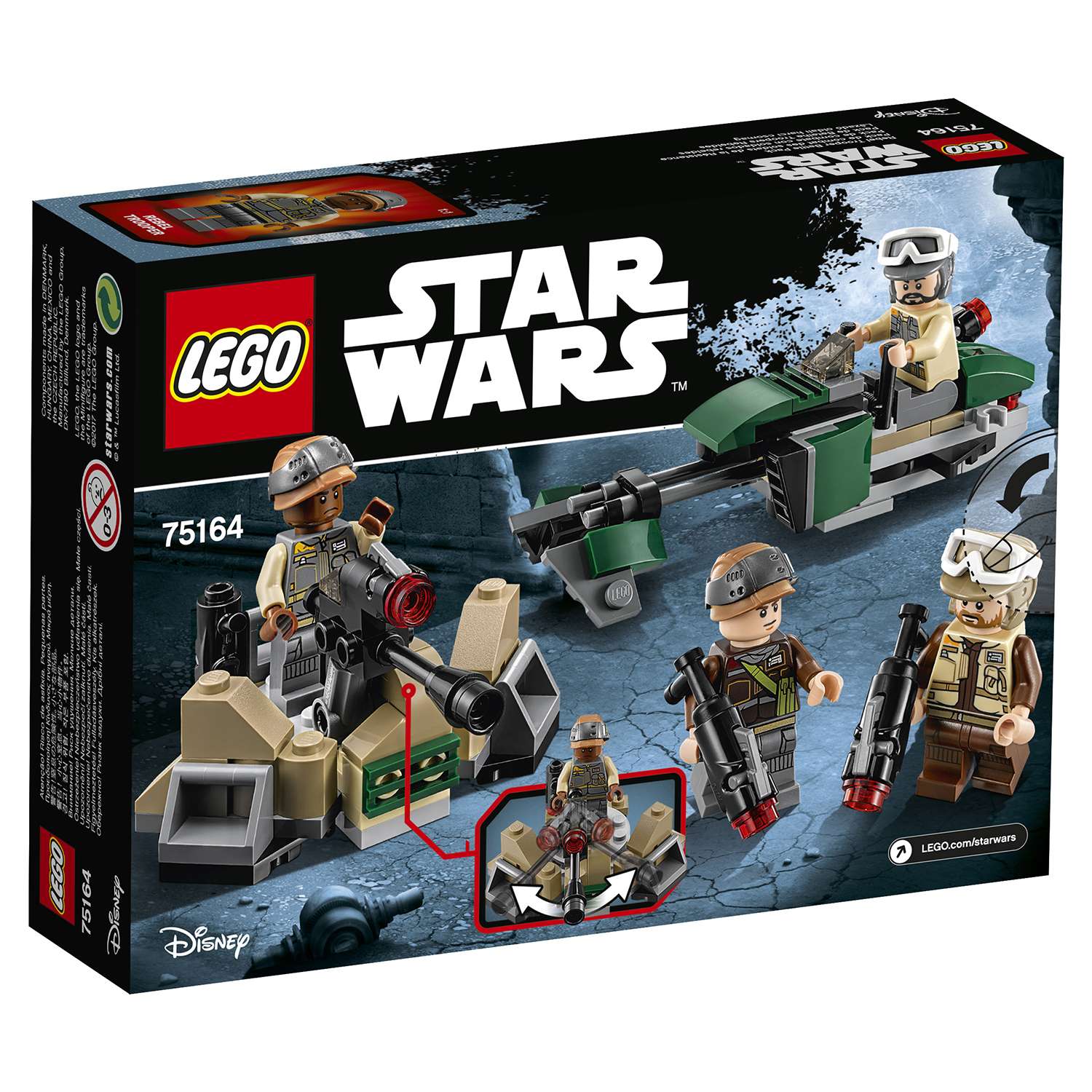 Конструктор LEGO Star Wars TM Боевой набор Повстанцев (75164) - фото 3