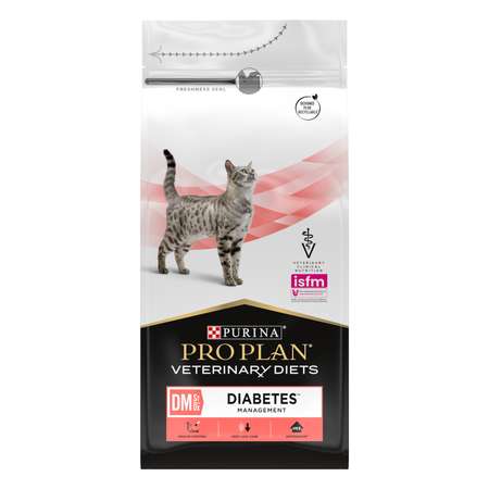 Корм для кошек Purina Pro Plan Veterinary diets DM при диабете 1.5 кг