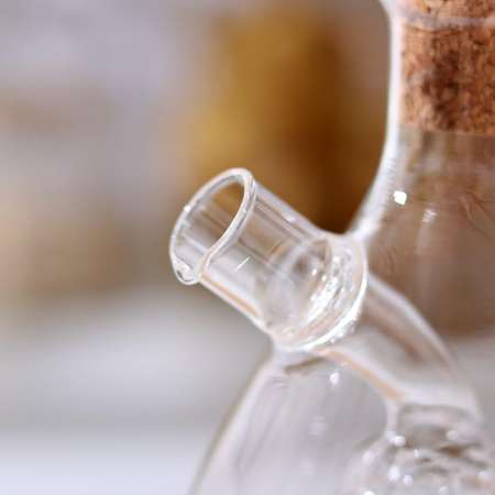 Бутыль Sima-Land стеклянная для соусов и масла 2 в 1 «Фьюжн. Виноград» 450/60 мл 11×9 5×15 5 см