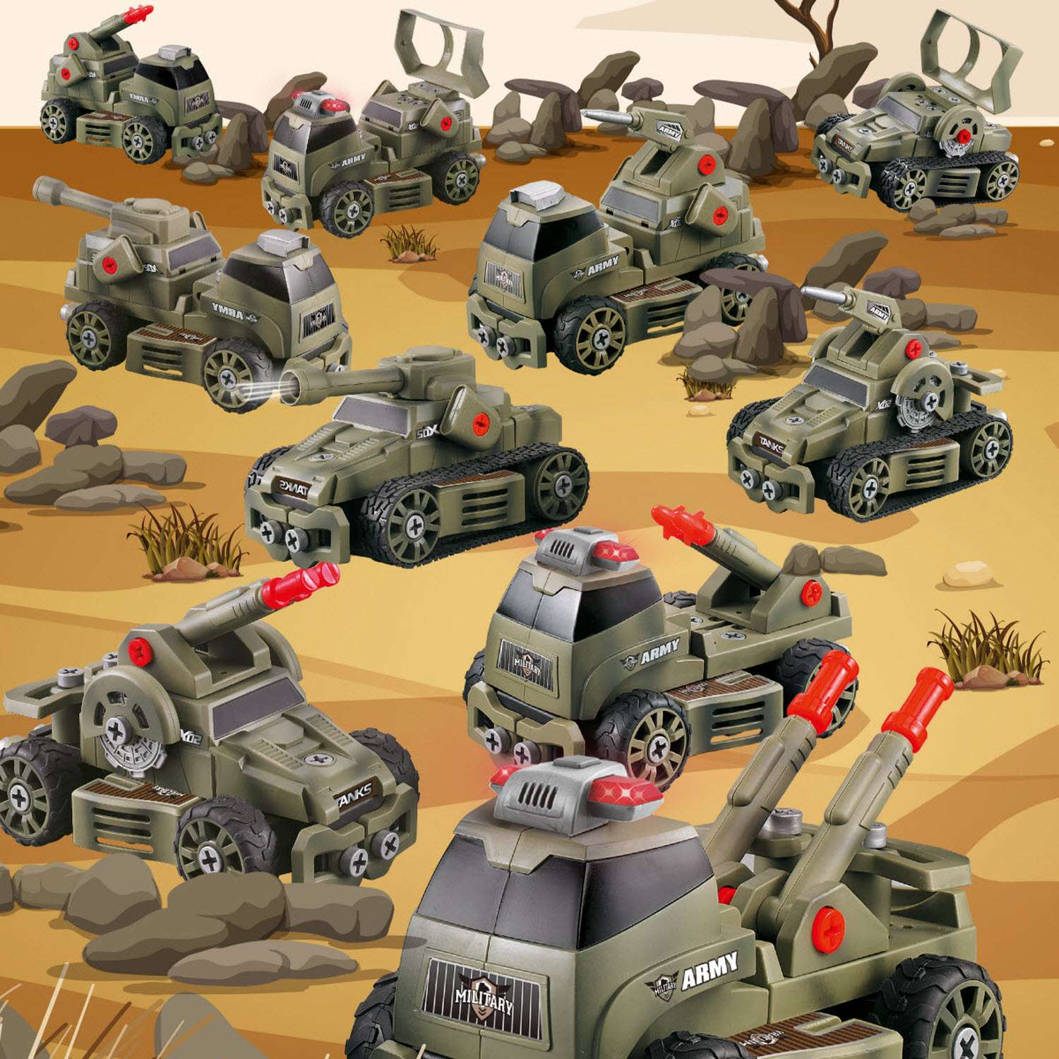 Игрушки детской военной техники в интернет-магазине TooToo