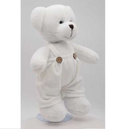 Мягкая игрушка UNAKY Медведь Сильва в комбинезоне 33 см