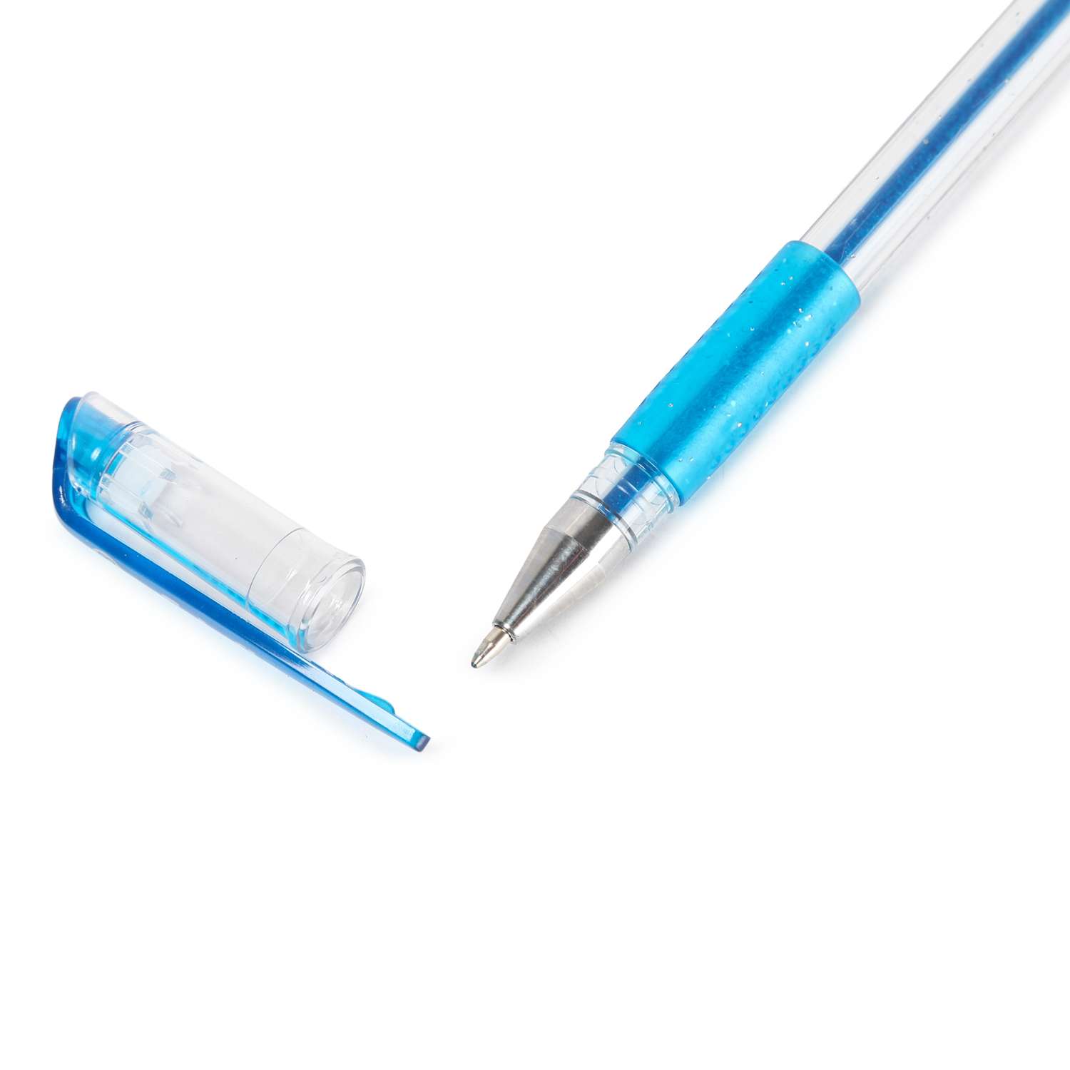 Ручки гелевые Erhaft с блестками 6 цветов MP55748 - фото 2