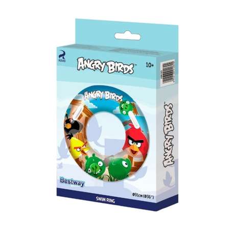 Круг для плавания BESTWAY 91 см Angry Birds