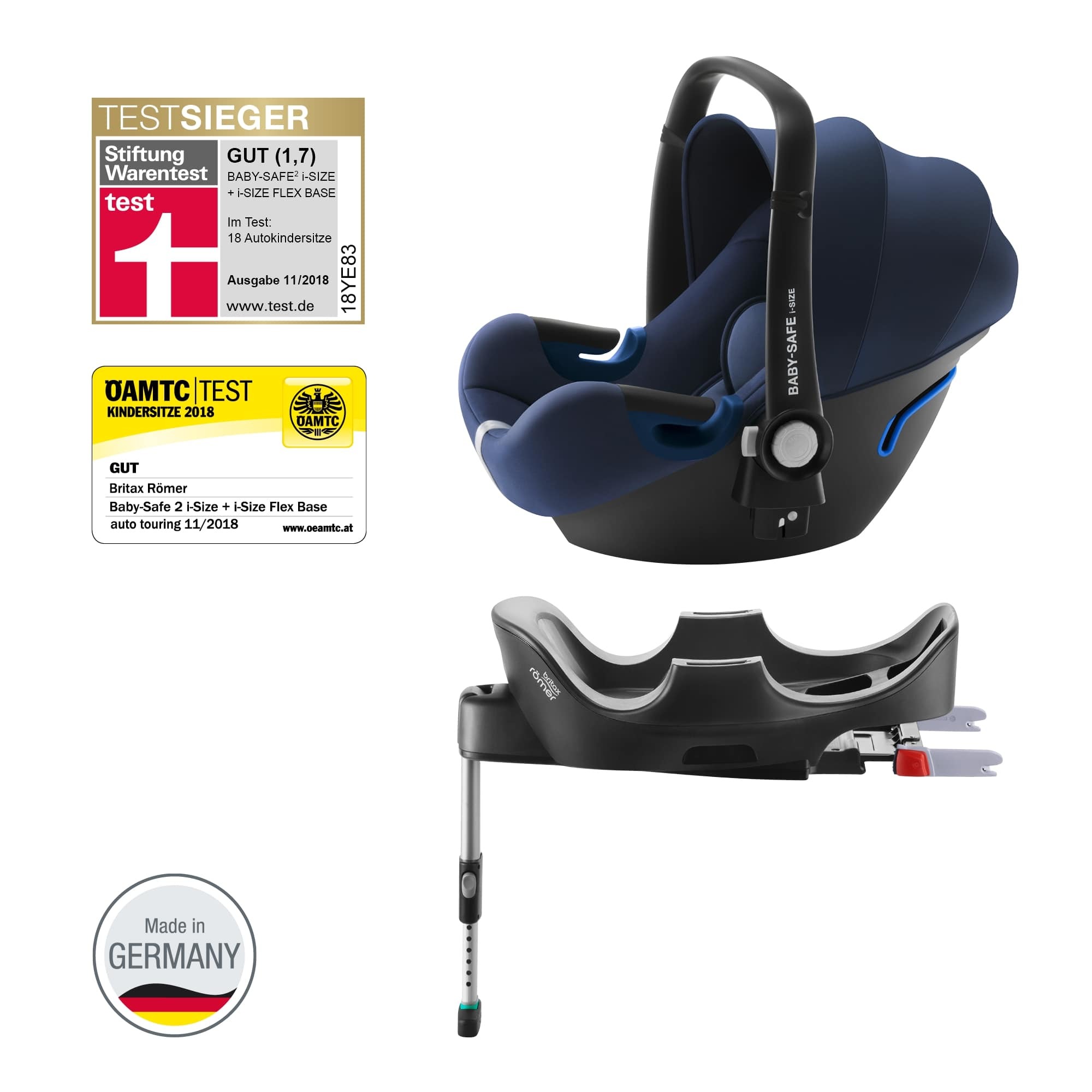 Автокресло Britax Roemer Baby-Safe2 i-Size Bundle Moonlight Blue - фото 15