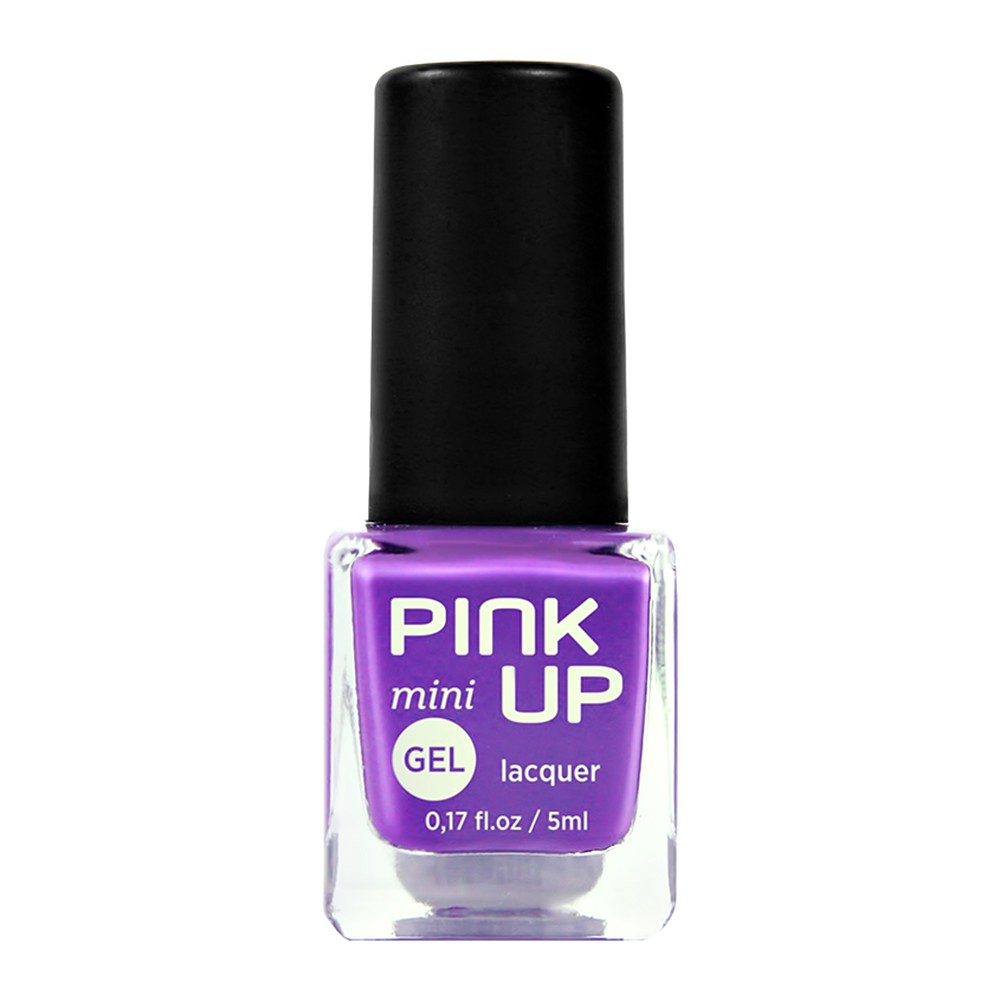 Лак для ногтей Pink Up mini gel с эффектом геля тон 16 5 мл - фото 3