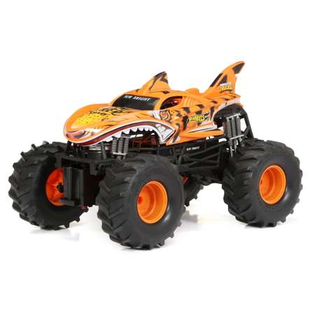 Машина Hot Wheels РУ 1:14 Tiger Shark Monster Truck Оранжевая 61460U