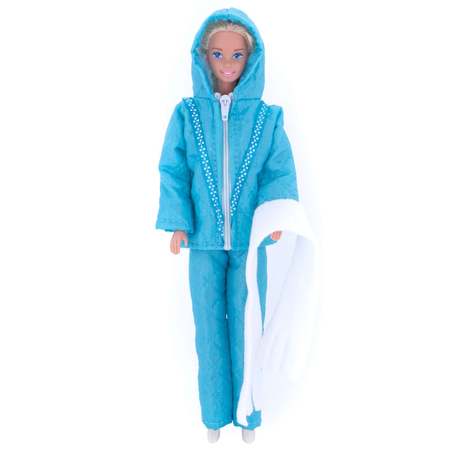 Комплект одежды Модница для куклы 29 см из синтепона 1404 бирюзовый 1404бирюзовый - фото 5