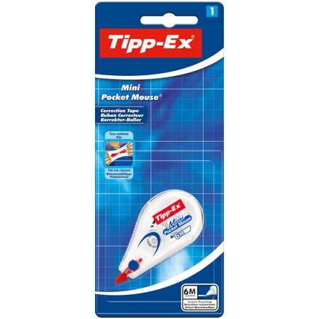 Корректор-лента TIPP-EX Мышь в блистере