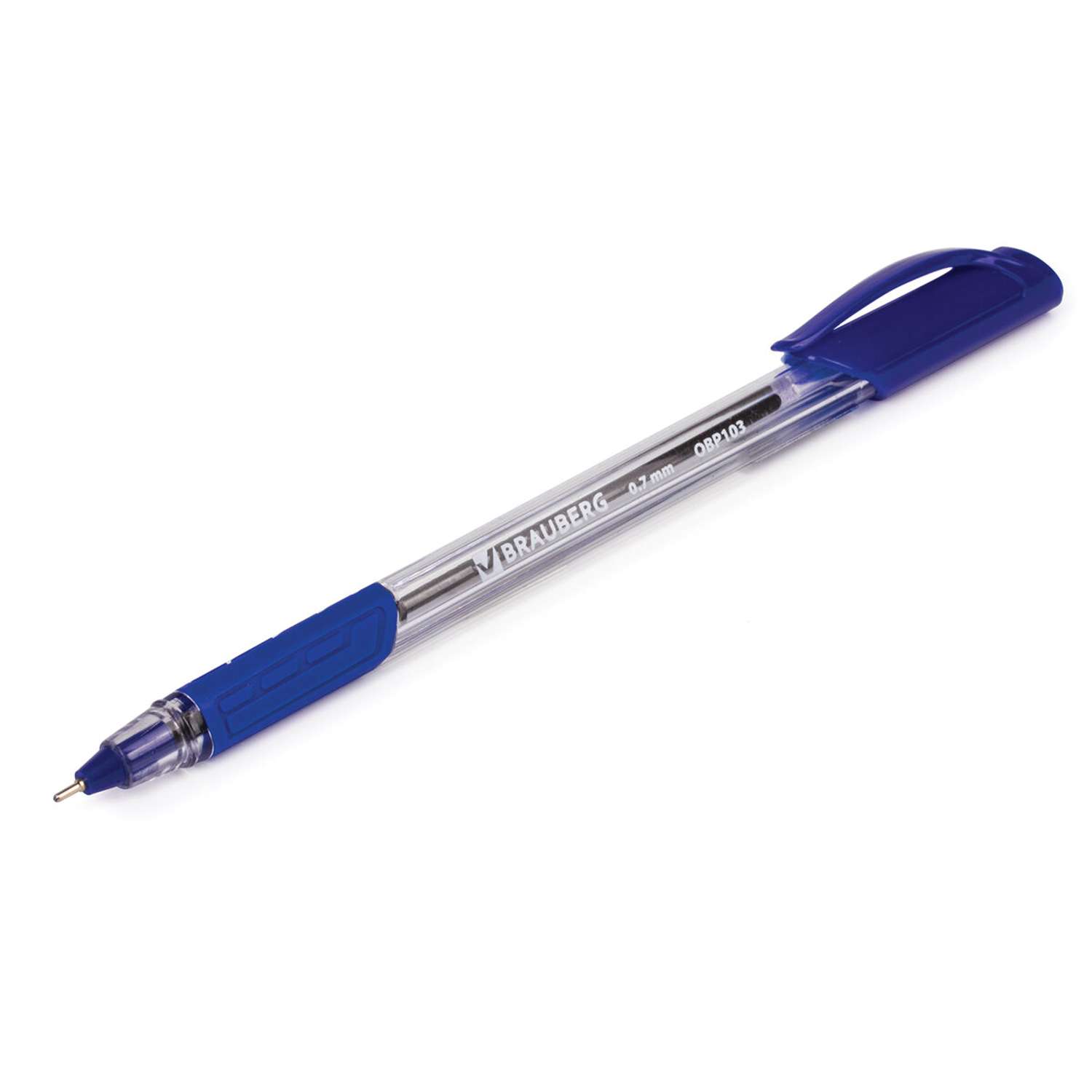 Ручка шариковая Brauberg Extra Glide GT 12шт синяя масляная - фото 12