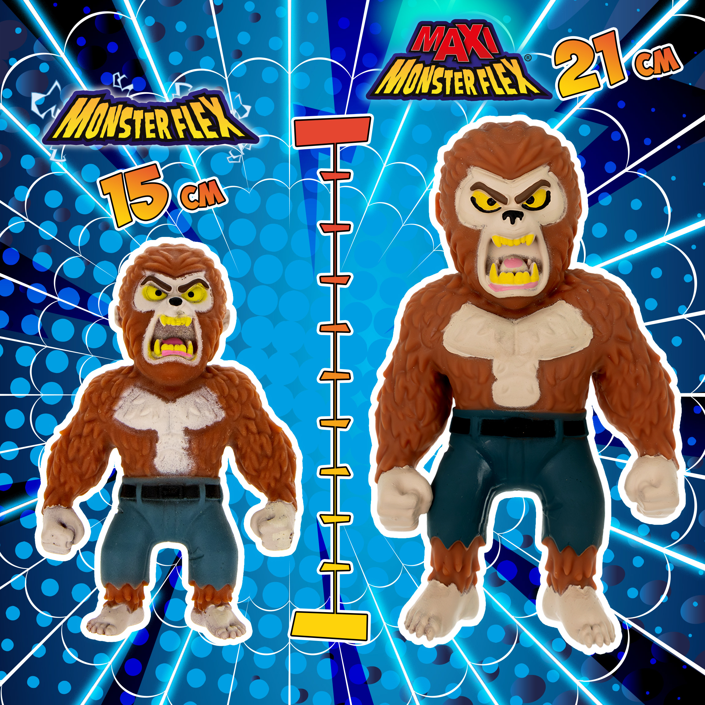 Игрушка-антистресс Monster flex MAXI Оборотень 21см - фото 2