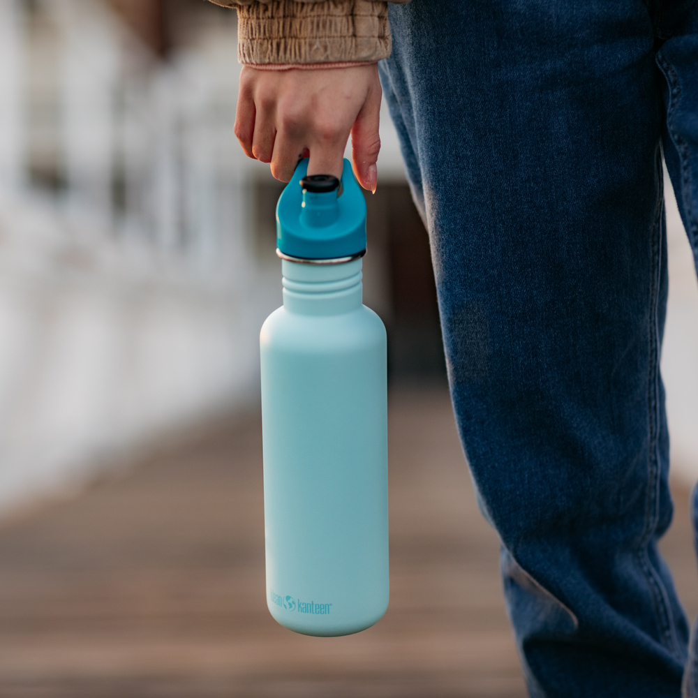 Бутылка Klean Kanteen Classic Sport 27oz Blue Tint 800 мл - фото 2