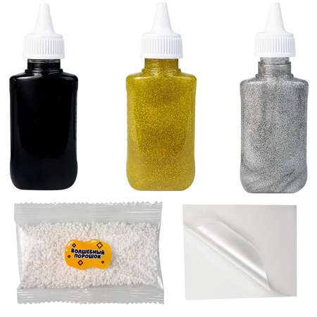Набор для изготовления фигурок Aqua Slime из цветного геля Золото-Серебро AQ007