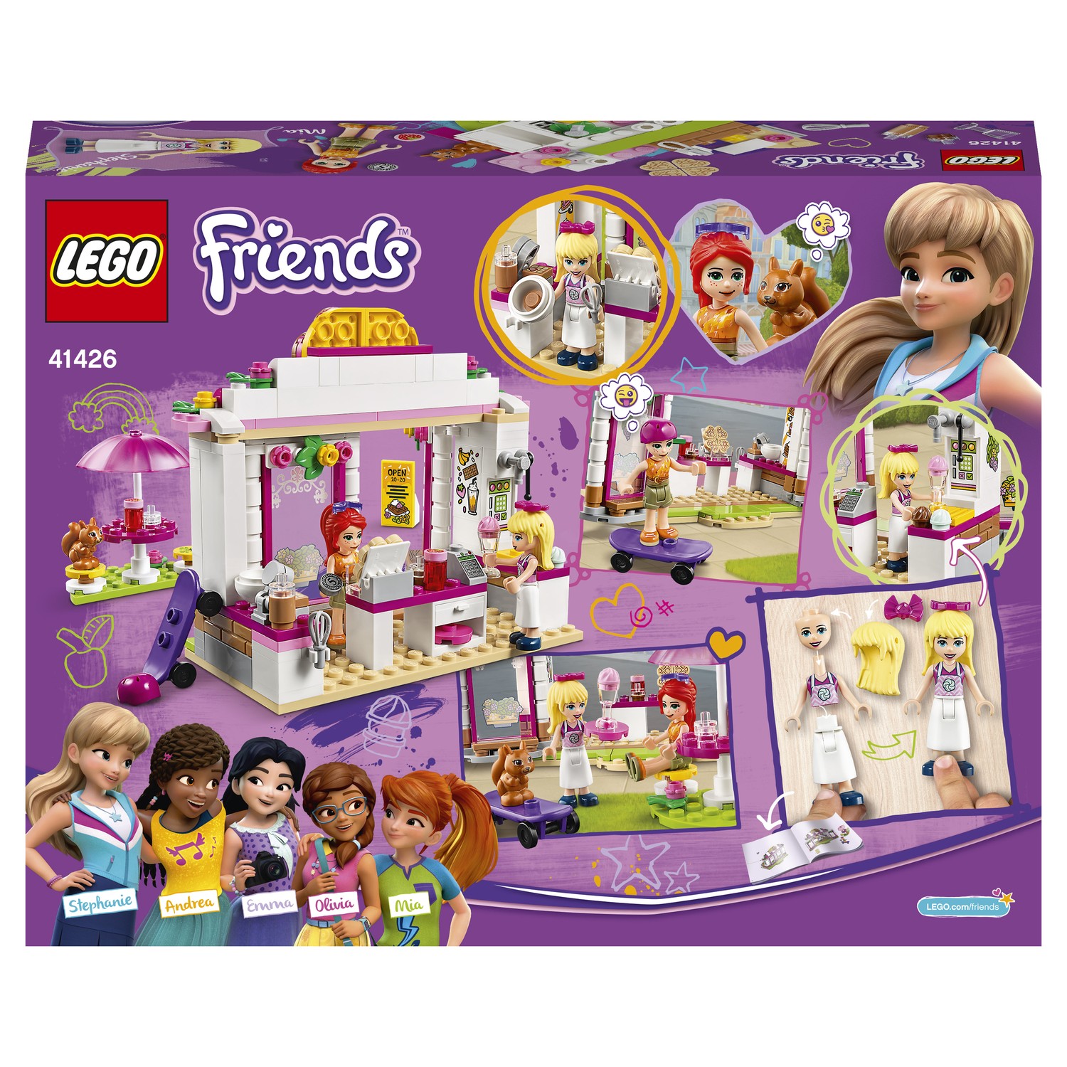 Конструктор LEGO Friends Кафе в парке Хартлейк Сити 41426 - фото 3