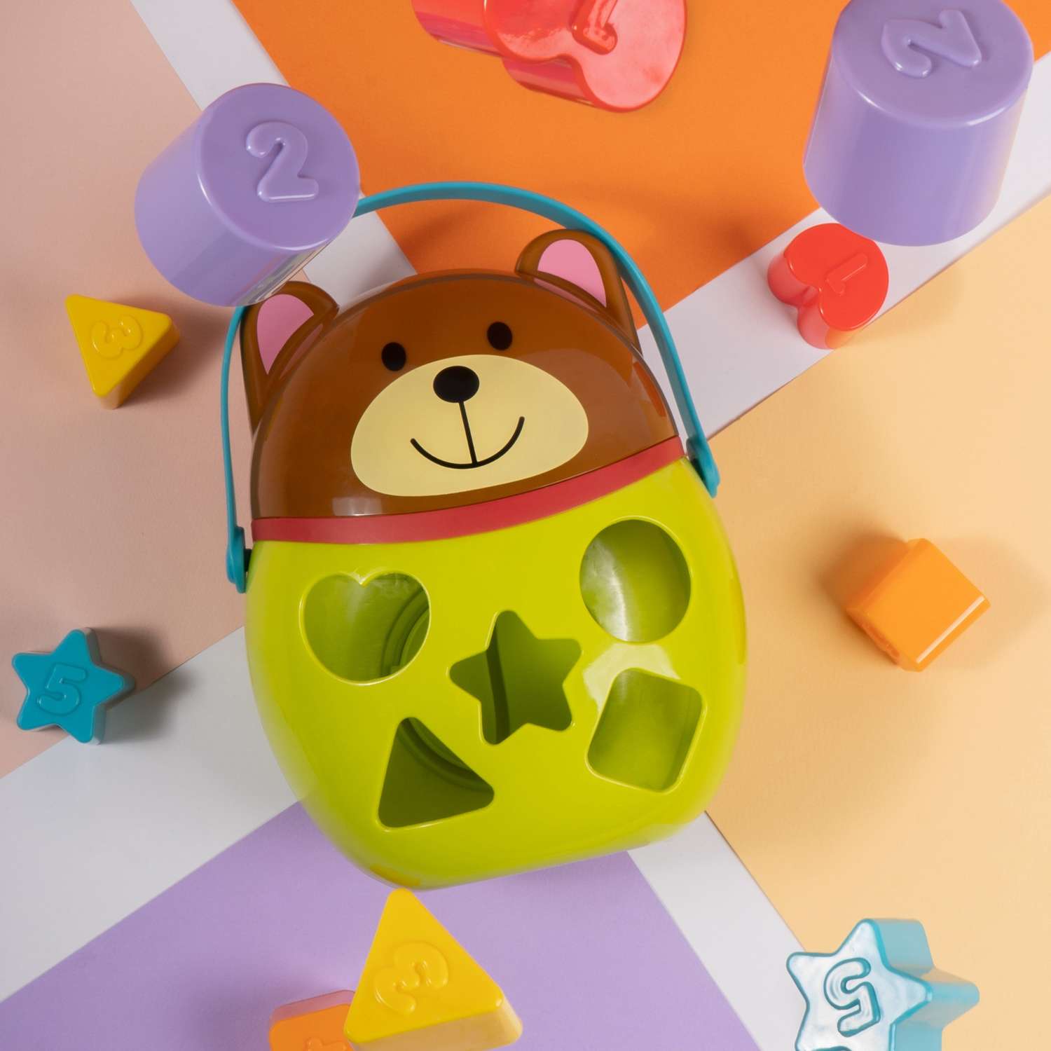 Развивающая игрушка-сортер Little Hero для детей Мишка 3015_1 - фото 6