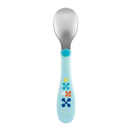 Набор приборов Chicco Metal Cutlery ложка+вилка с 18месяцев Голубой