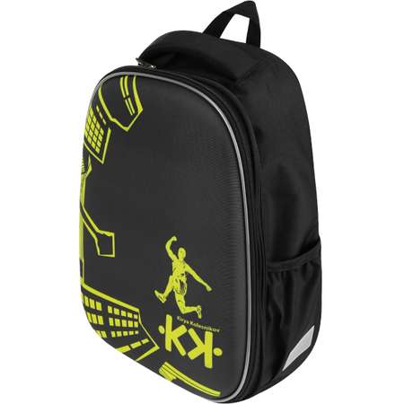 Школьный формованный ранец Проф-Пресс Паркур цвет черный размер 38х23х20 см
