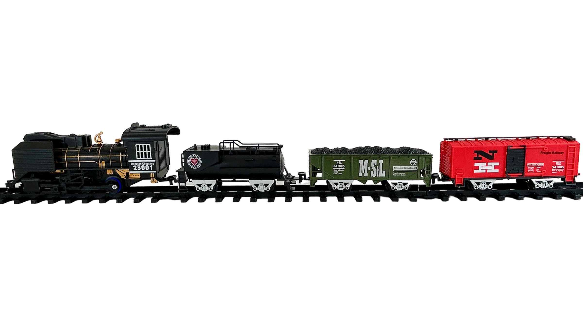 Детская железная дорога CS Toys на батарейках Classical Train 21 деталь 4 варианта сборки 3510-3A - фото 3