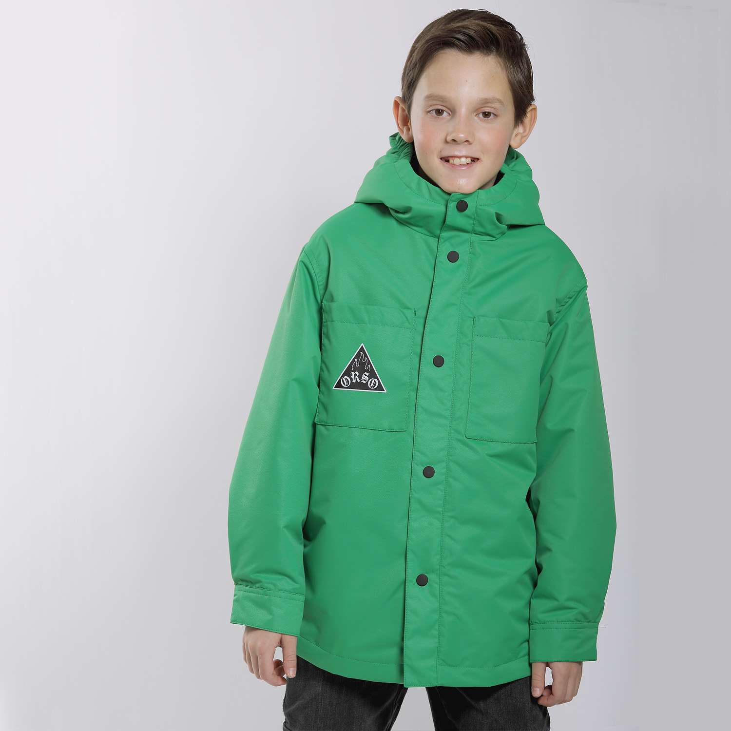 Куртка Orso Bianco OB21076-22_зеленый - фото 1