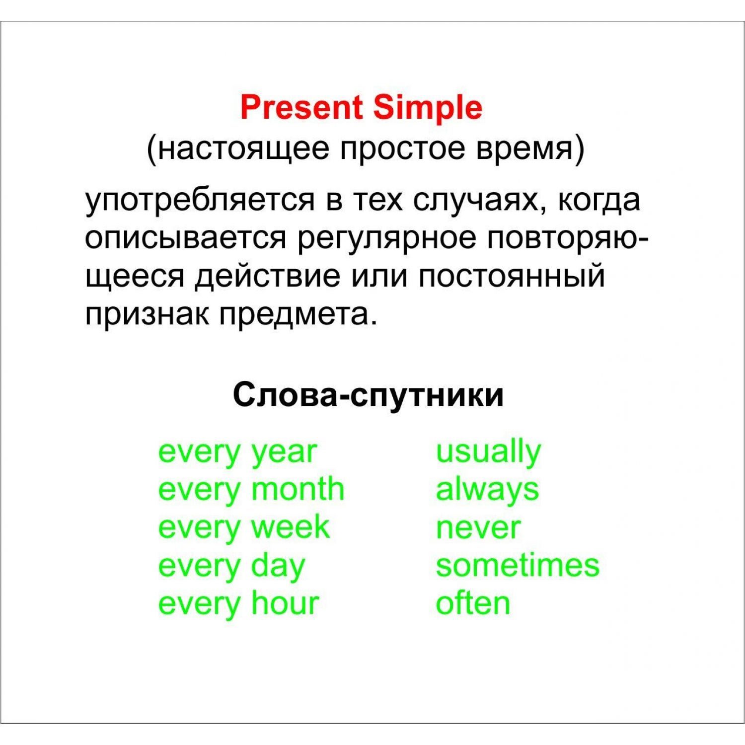 Тематические карточки Учитель Главные правила Английский язык Времена  глаголов 12 шт купить по цене 75 ₽ в интернет-магазине Детский мир