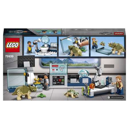 Конструктор LEGO Jurassic World Лаборатория доктора Ву: Побег детёнышей динозавра 75939