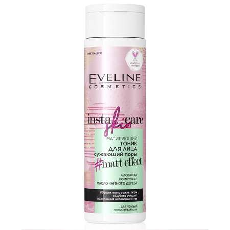 Тоник EVELINE Матирующий для лица сужающий поры EVELINE INSTA SKIN CARE 200мл