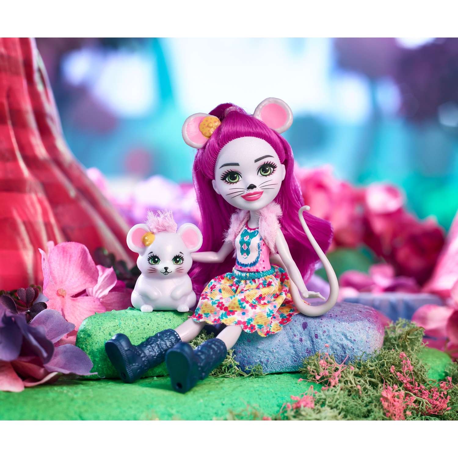 Кукла Enchantimals Фондю и мышка Майла FXM76 FNH22 - фото 8