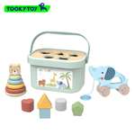 Игровой набор Tooky Toy TJ011 для малыша пирамидка каталка сортер