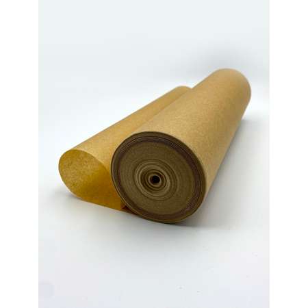 Бумага для выпечки с силиконом Gurmanoff 100 м х 30 см 52 мкм 39 гр/м2 коричневая