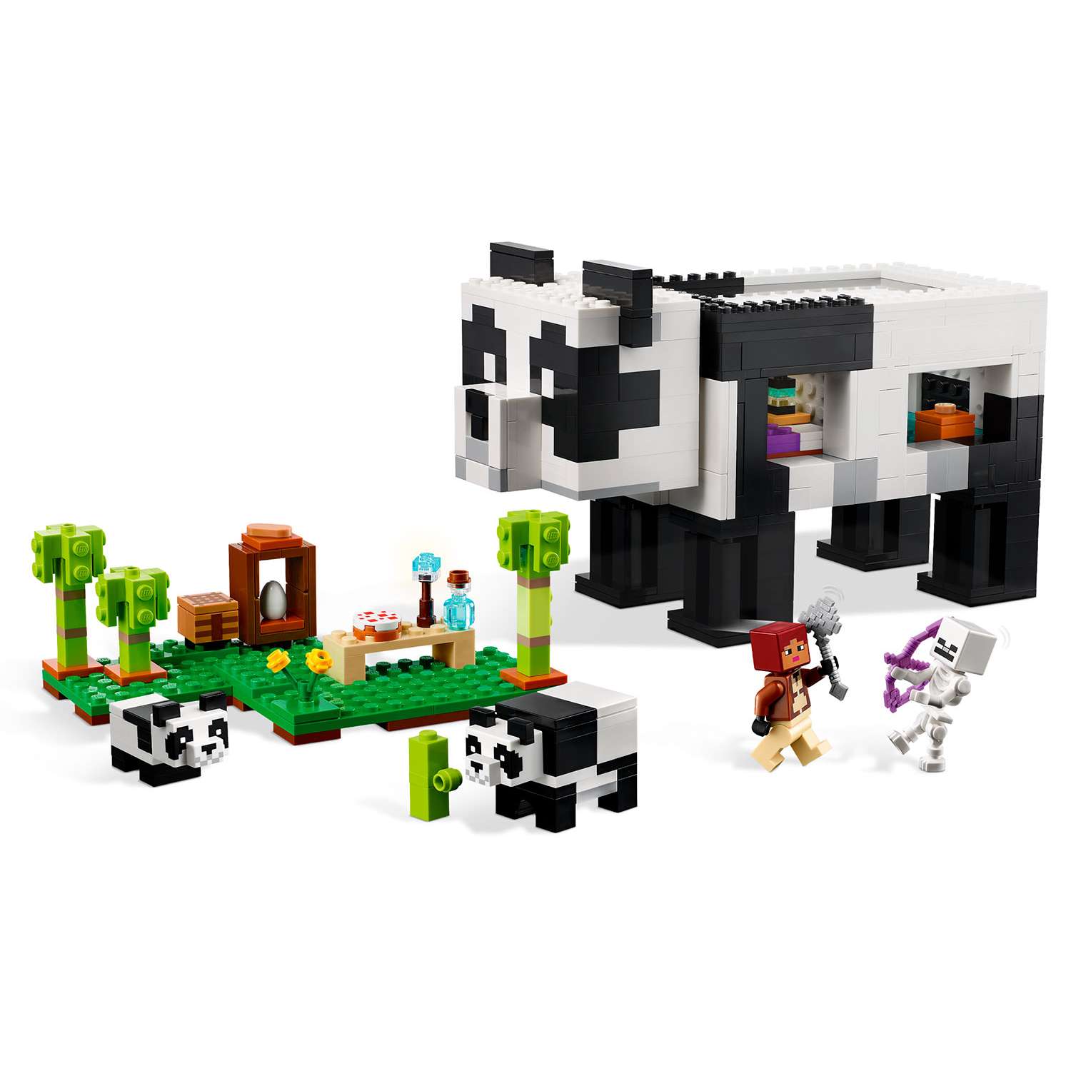 Конструктор детский LEGO Minecraft Дом Панды 21245 - фото 4