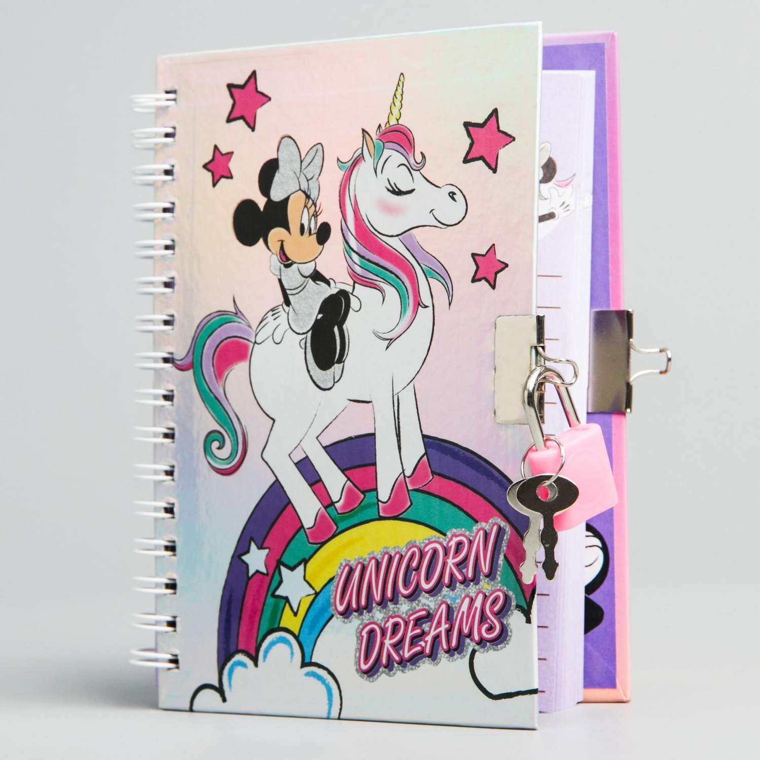 Записная книжка Disney на замочке Unicorn dreams Минни Маус Disney - фото 1