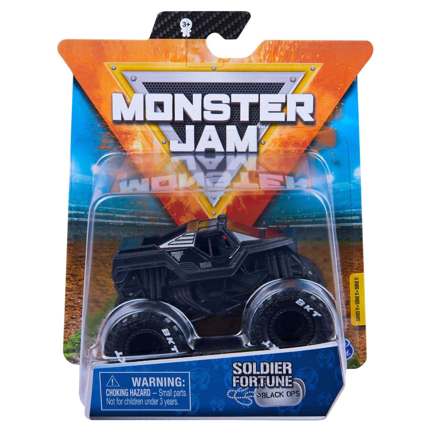 Машинка Monster Jam 1:64 FortunBlack 6044941/20123295 6044941 - фото 2