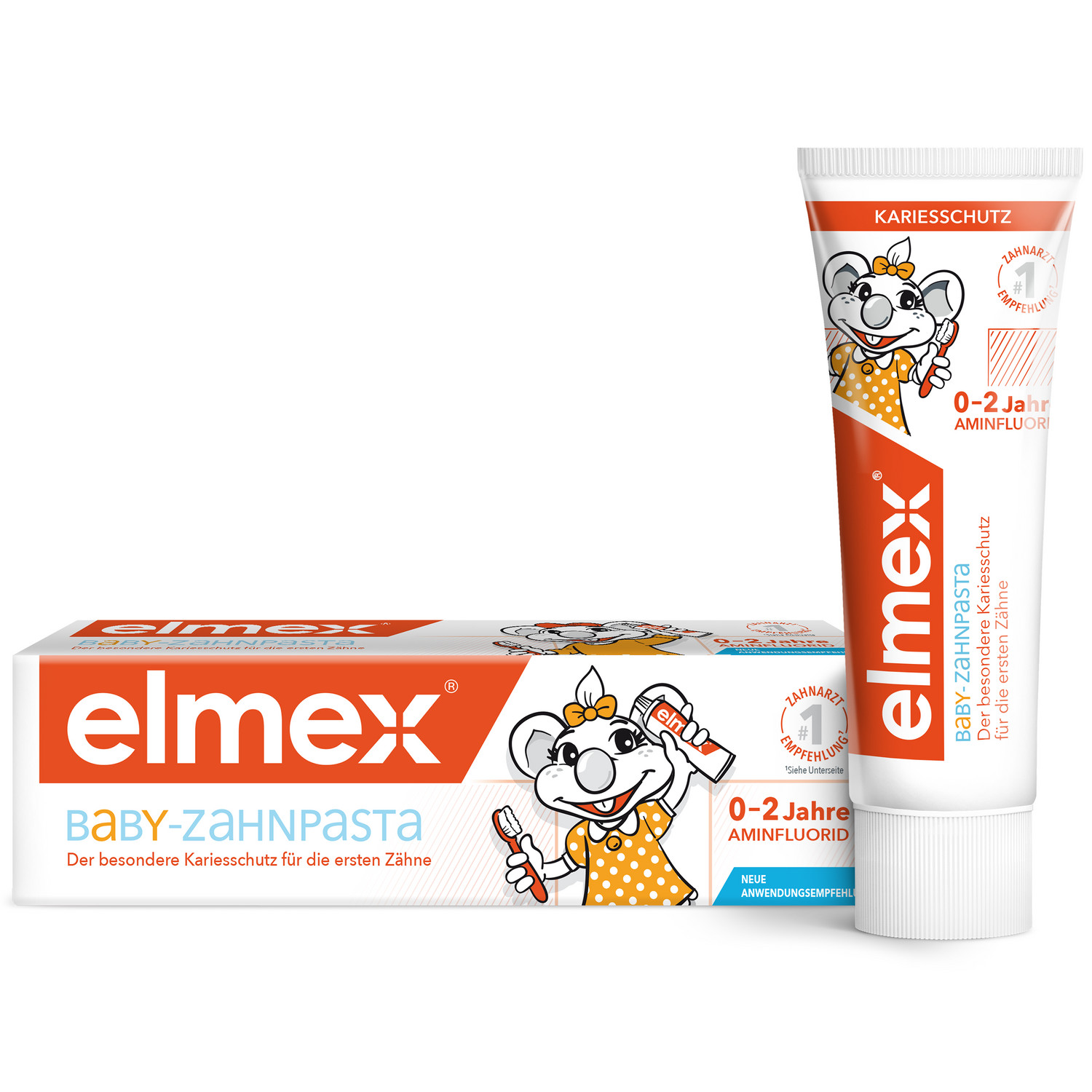 Зубная паста Colgate Elmex Baby 0-2лет 50мл - фото 1