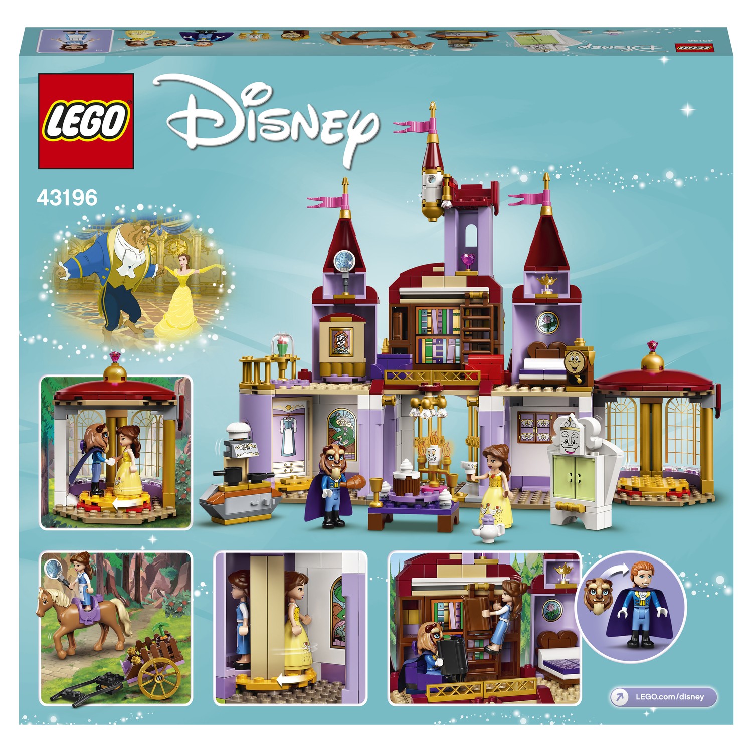 Конструктор LEGO Disney Princess Замок Белль и Чудовища 43196 - фото 3