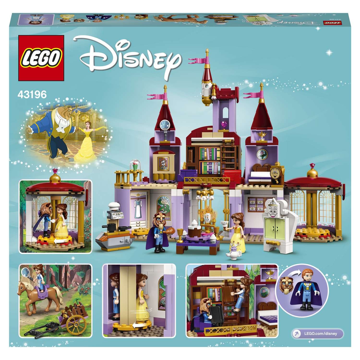 Конструктор LEGO Disney Princess Замок Белль и Чудовища 43196 - фото 3