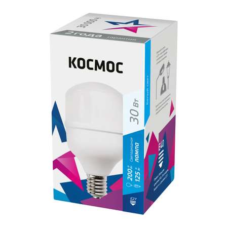 Лампа светодиодная КОСМОС LksmHW LED 30W E2745