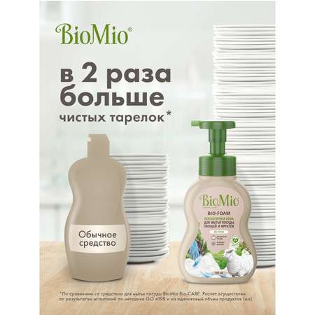 Пена для мытья посуды BioMio Bio-Foam без запаха 350мл