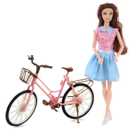 Кукла модель Барби Veld Co с велосипедом