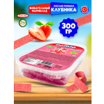 Кислые ремешки TAYAS Жевательный мармелад "Кислые ремешки" вкус клубника вес 300 грамм