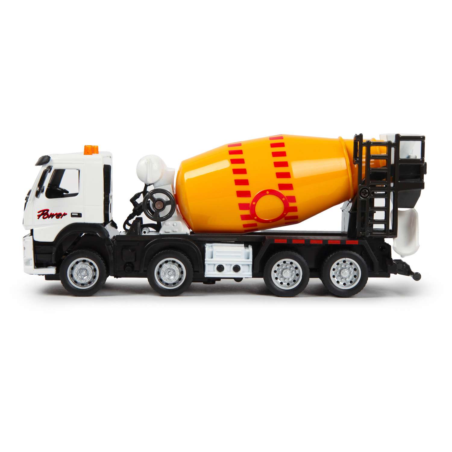 Машина MSZ 1:50 Volvo Cement Mixer Truck Желтая 68383 68383 - фото 3
