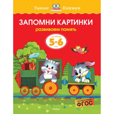 Книга Махаон Запомни картинки Развиваем память 5-6лет