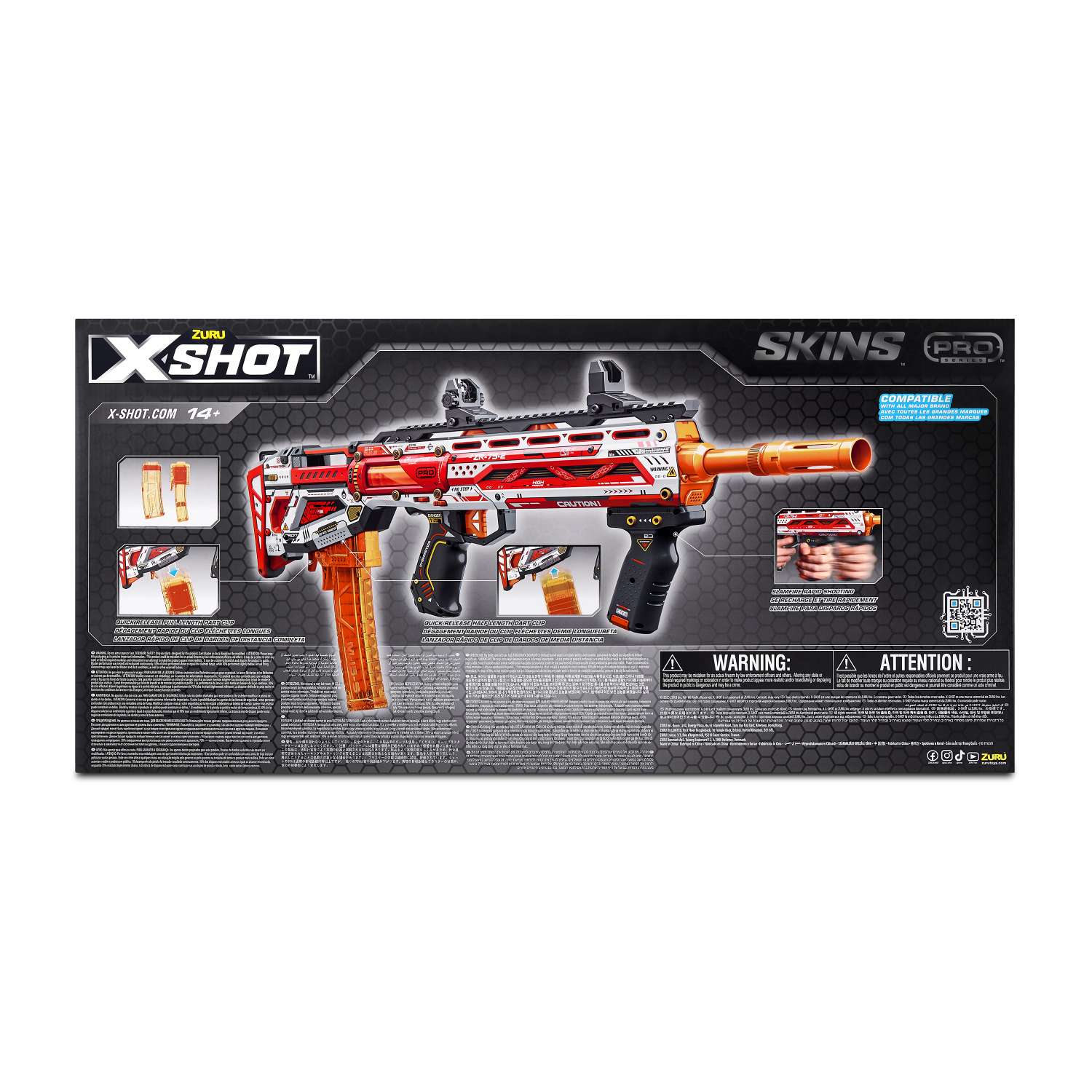 Бластер XSHOT SkinsPro Sinister 36600 - фото 12