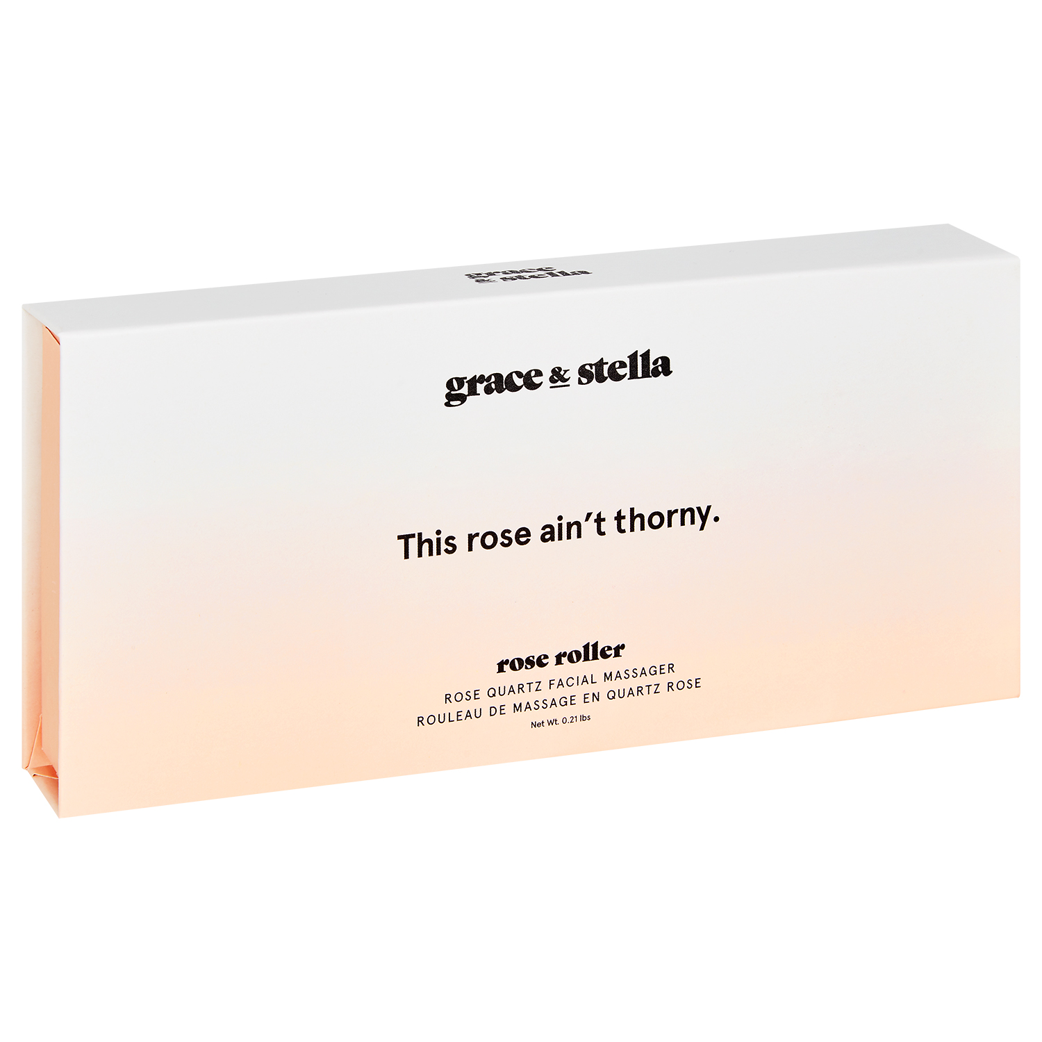 Массажер для лица Grace and Stella Роллер двусторонний из розового кварца - фото 3