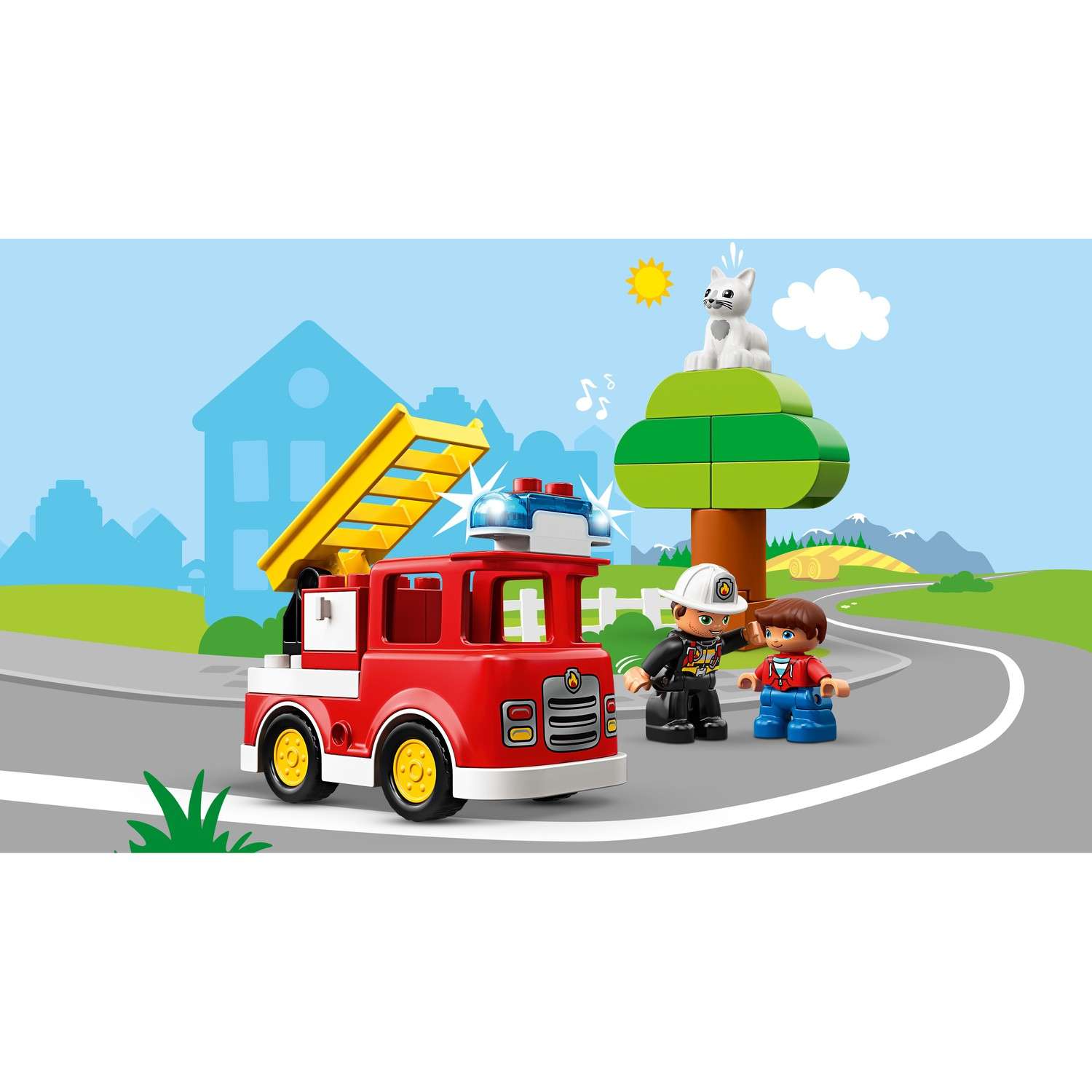 Конструктор LEGO DUPLO Town Пожарная машина 10901 - фото 7