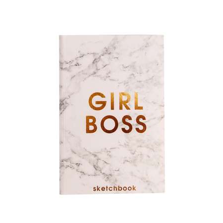 Скетчбук ArtFox формат А5 180 листов Girl Boss