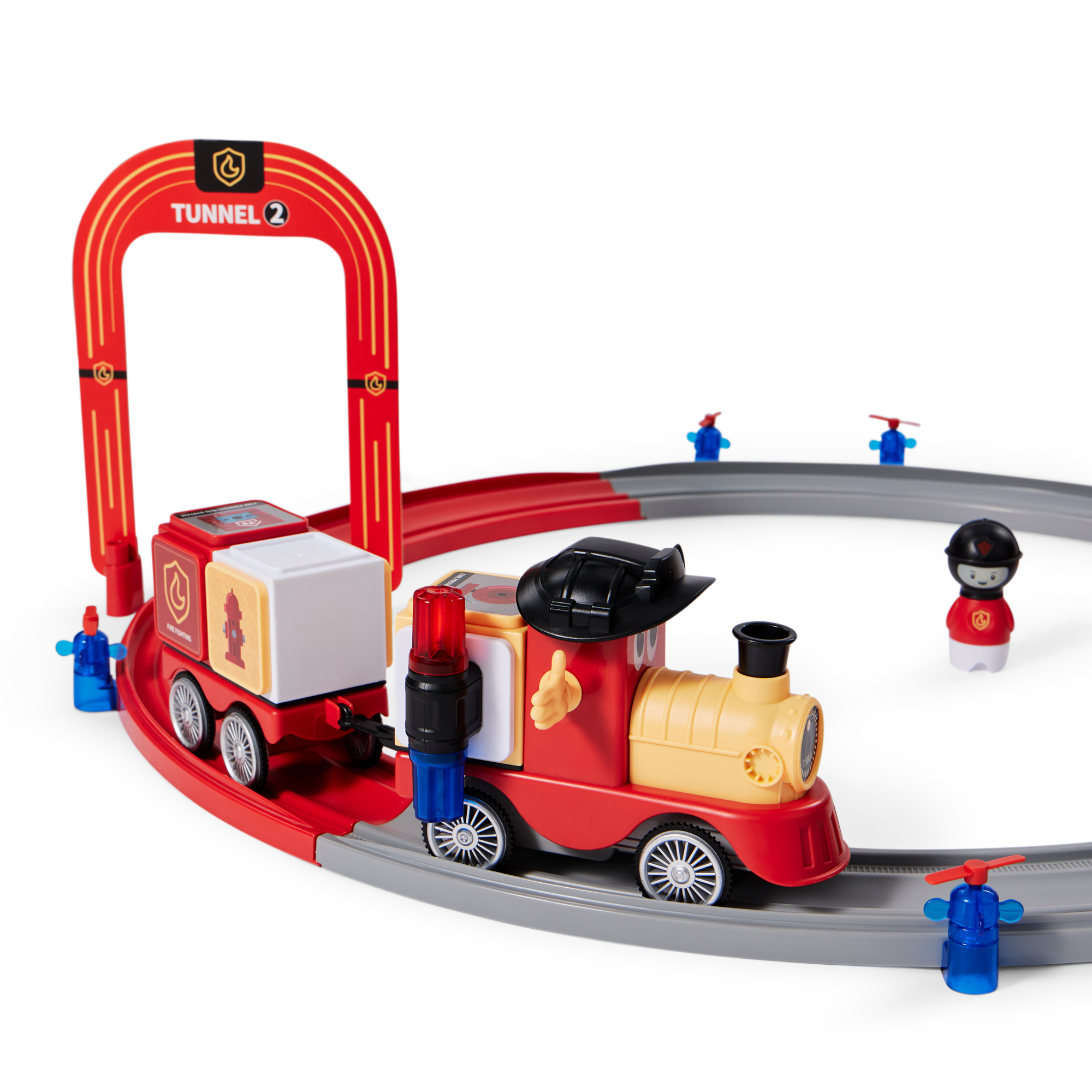 Игровой набор железная дорога Happy Baby FIRE TRAIN 331916_red - фото 15