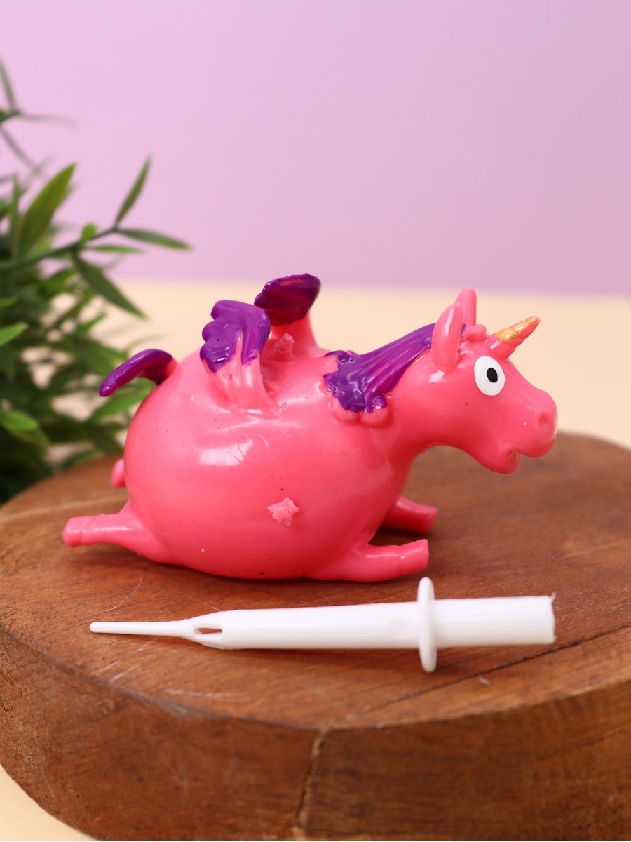 Мялка-антистресс iLikeGift Unicorn balloon pink - фото 1